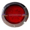 ACC LUZ  PLAFON REDONDO LED ATORNILLABLE ROJO 48 LED ROJO C/FUNCIONES PLANO FEC7688900 ROJO AMBAR