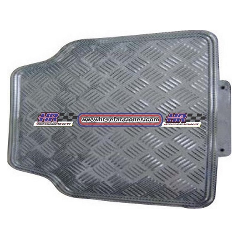 ACC TAPETE  TAPETE AUTO 4 PZAS CROMADO CARBON