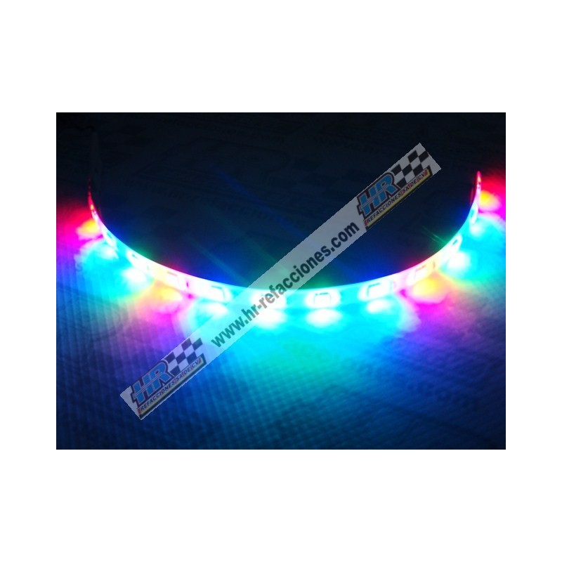 ACC LUZ LED  LUZ LED  30 CM C/FUNCIONES ROJO AZUL BLANCO VERDE 12 LED-30CM WHITE   12 LED-30CM GREN   1