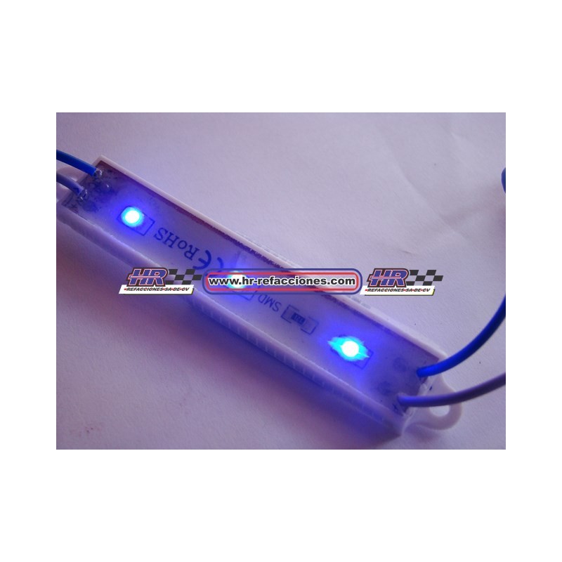 ACC LUZ  PLAFON LATERAL  3 LED AZUL TK-3528   3528 3 LED  24W BLUE   FEC9000300   FEC9000300