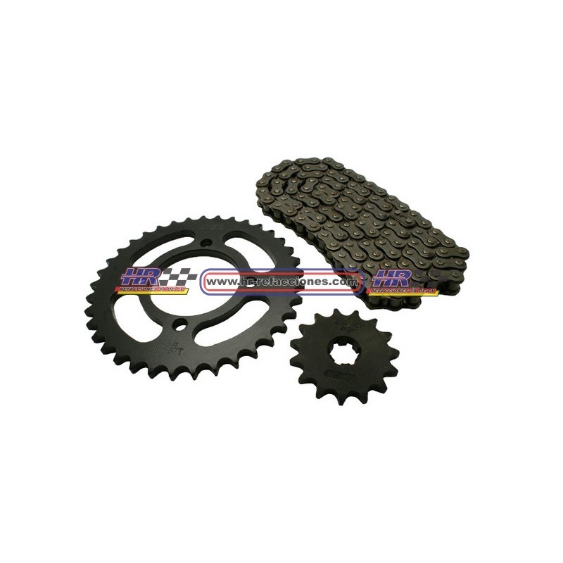 MOTOCICLETAS  KIT ENGRANES CON CADENA 428H/132 54T/17T NXR125 ENENG-1505-3124   ENENG-1505-3124