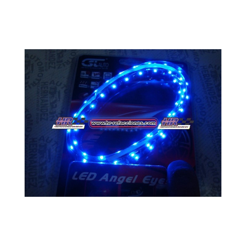 ACC LUZ LED  LUZ LED FLEXIBLE ADHERIBLE AZUL 2 PZAS ALUMBRA PARA ENFRENTE 3946 FEC52002