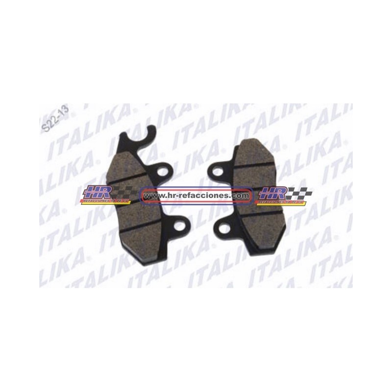 MOTOCICLETAS  BALATAS FRENO DISCO DELANTERO	 250SZ / 15  DM150 / 22  DM150II / 22/ 23  DM150ROJA / 18/ 1