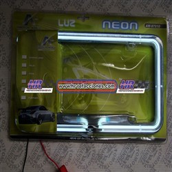 PORTA PLACA NEON PRODUCTO DADO DE BAJA