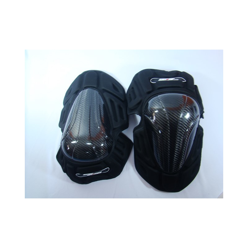 MOTOCICLETAS  RODILLERAS IR091 FIBRA CARBON 2 PZAS