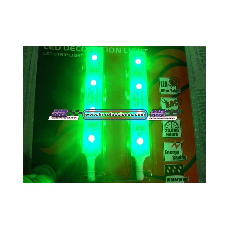 ACC LUZ LED  LUZ LED    7 CM ROJO AZUL VERDE     2 PZAS                       FEC52020