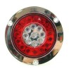 ACC LUZ  PLAFON REDONDO LED ATORNILLABLE AMBAR 40 LED CON FUNCIONES FLOR AZUL ROJO