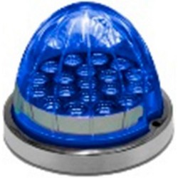 ACC LUZ  PLAFON REDONDO PUNTA 18 LED AZUL PIEZA