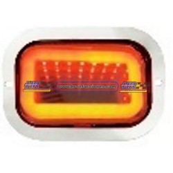 ACC LUZ  PLAFON RECTANGULAR SIN FIN AMBAR