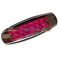 ACC LUZ  PLAFON LATERAL 12 LED PIEZA ROSA CON ESTROBO Y FIJO