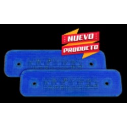 ACC LUZ  PLAFON LATERAL PARA CAMION   CON REFLEJANTE   FIJO + ESTROBO   AZUL (( JUEGO ))