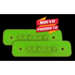 ACC LUZ  PLAFON LATERAL PARA CAMION   CON REFLEJANTE   FIJO + ESTROBO   AMARILLO (( JUEGO ))