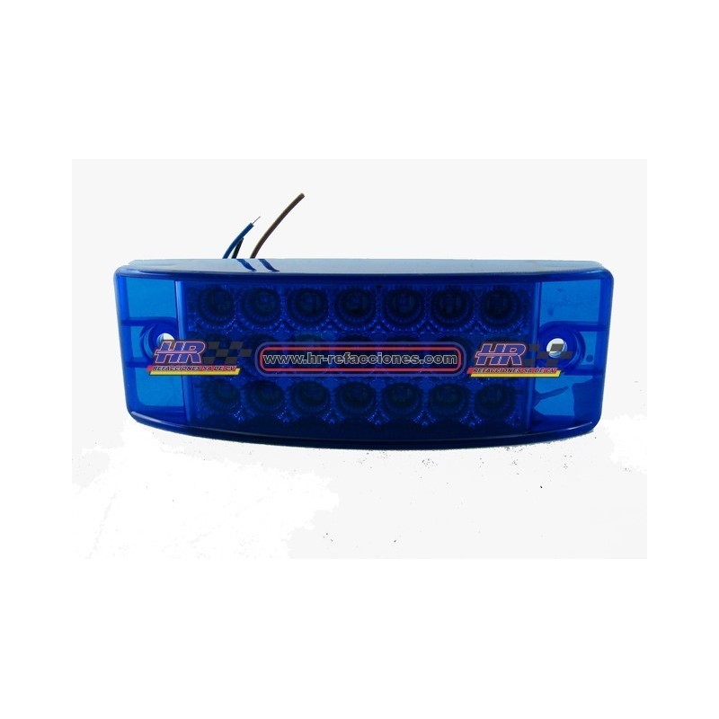 ACC LUZ  PLAFON LATERAL LED RECTANGULAR CON ESTROBO AZUL