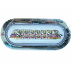 ACC LUZ  PLAFON OVALADO 14 LED 4 FUNCIONES BLANCO CON GEL