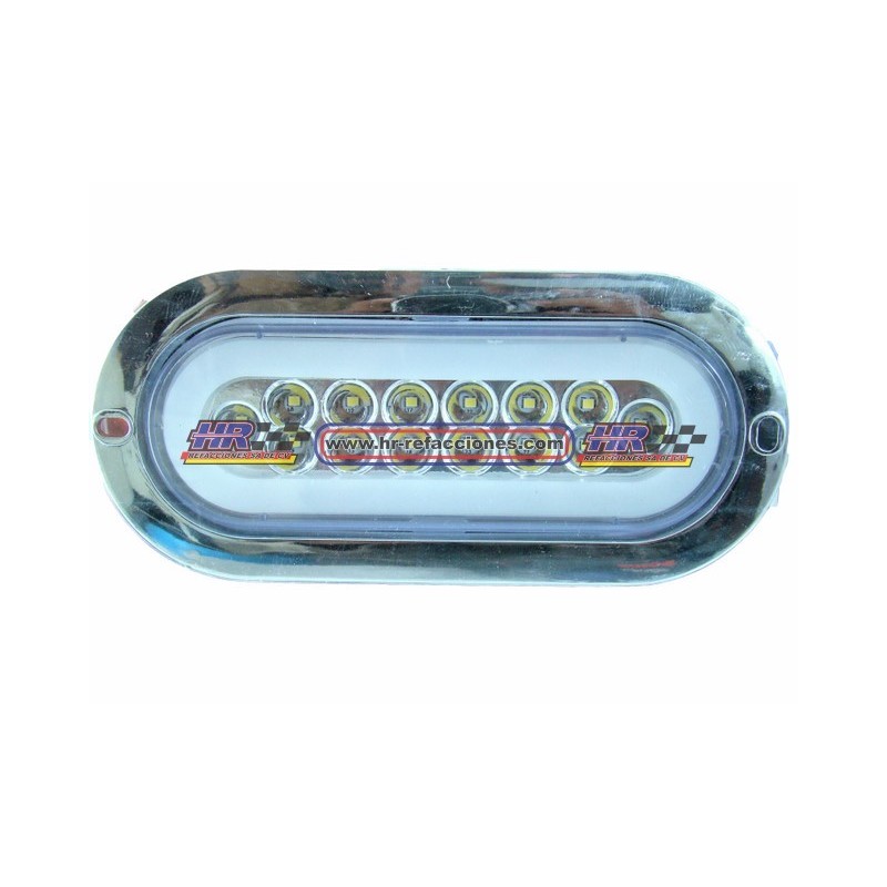 ACC LUZ  PLAFON OVALADO 14 LED 4 FUNCIONES BLANCO CON GEL