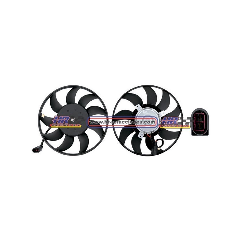 MOTOVENTILADOR  VW GOLF VII(15-21)2 0T-AUDI A3(13-22)1 4TSI 1 8T 2 0T / LEON(14-22)1 4TSI- (295MM-200W)