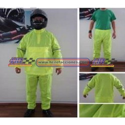 MOTOCICLETAS  IMPERMEABLE CON REFLEJANTES COMPLETO 2 PZAS