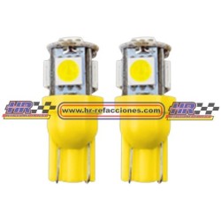 ACC FOCO LEDS  FOCO LEDS PELLISCO 4 LEDS AMARILLO JGO