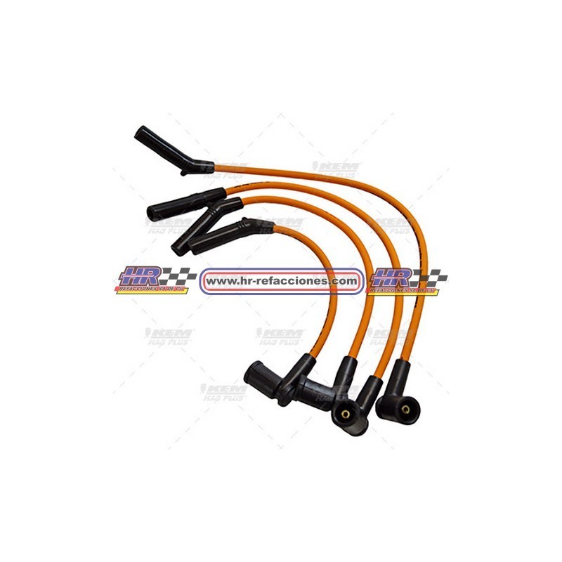 KEM  CABLE BUJIAS FORD CB-238 4 CIL  1 6 LTS  IKON  KA  FIESTA  2001-2004