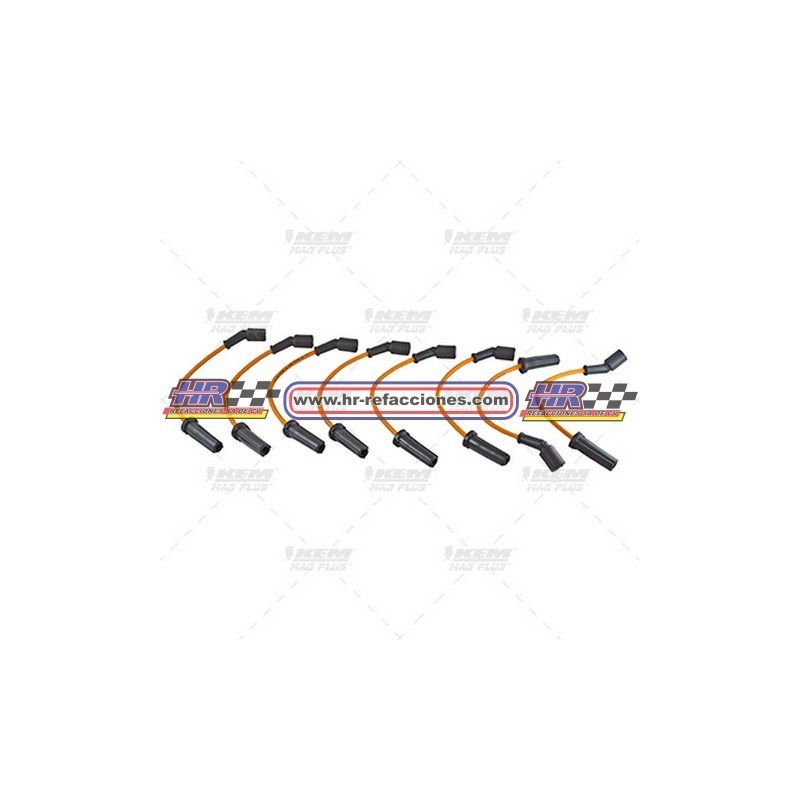 KEM  CABLE BUJIAS CHEV CB-340 CHEVROLET AVALANCHE 1500 5 3LTS  8 CIL  02-06  SILVERADO 2500 4 8