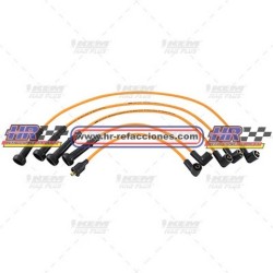 KEM  CABLE BUJIAS NISSAN CB-116 4 CIL  1500  1600 C C  HIKARI  TSURU I Y II HASTA 1992 CAPUCHON