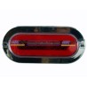 ACC LUZ  PLAFON OVALADO  5 LED 4 FUNCIONES ROJO CON FLECHA SECUENCIAL PIEZA