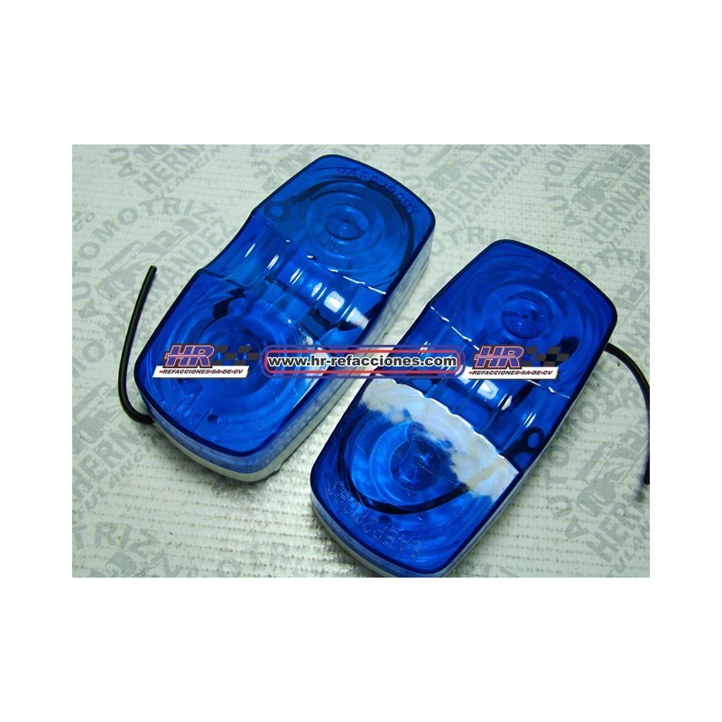 ACC LUZ  PLAFON DOBLE OPTICA AZUL