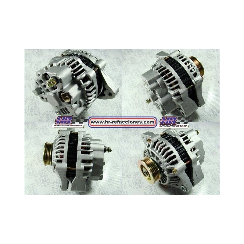 ALTERNADOR  HONDA CIVIC 96-00 L4 1 6L NUEVO POLEA 4 RANURAS MITSUBISHI 72A 12V  LESTER 13649N  A5TA099