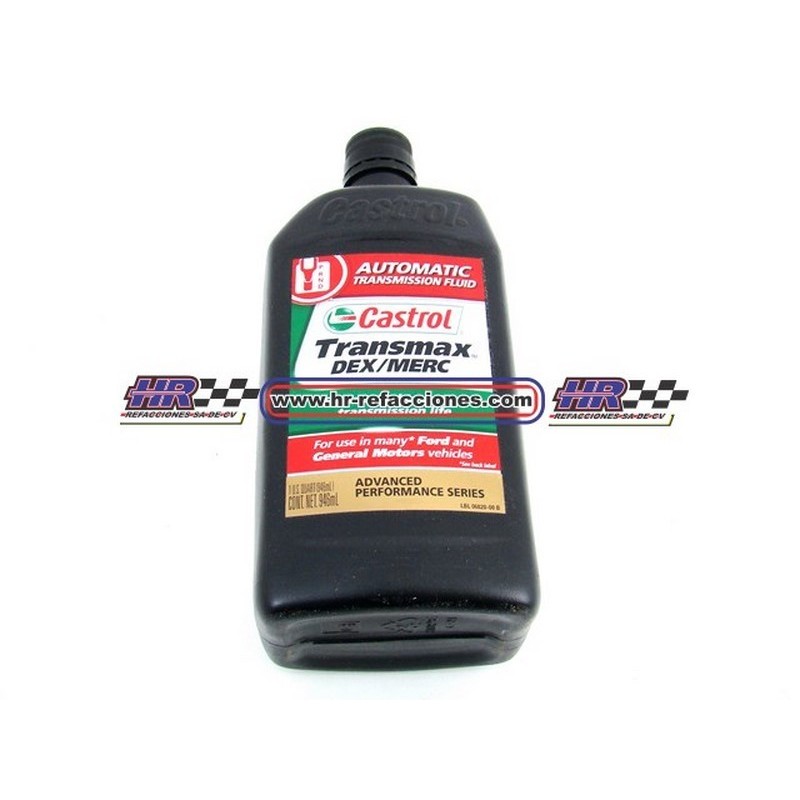 QUIMICOS ACEITE  TRANSMISION AUTOMATICA CASTROL 1L DEX/MERC DOMESTIC MUL 12063