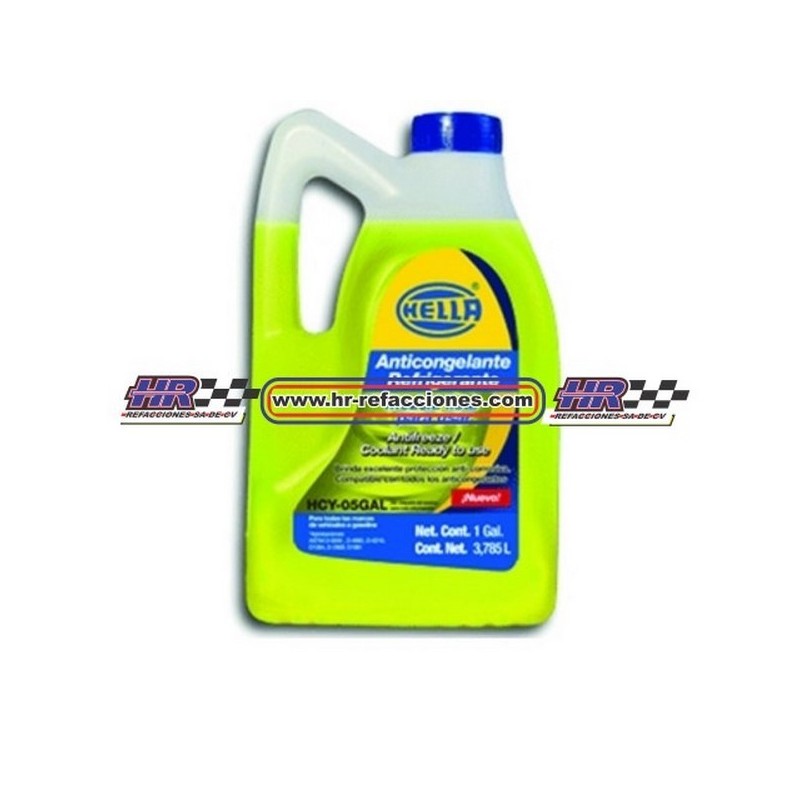 QUIMICOS  ANTICONGELANTE GALON HELLA HCY-05GAL