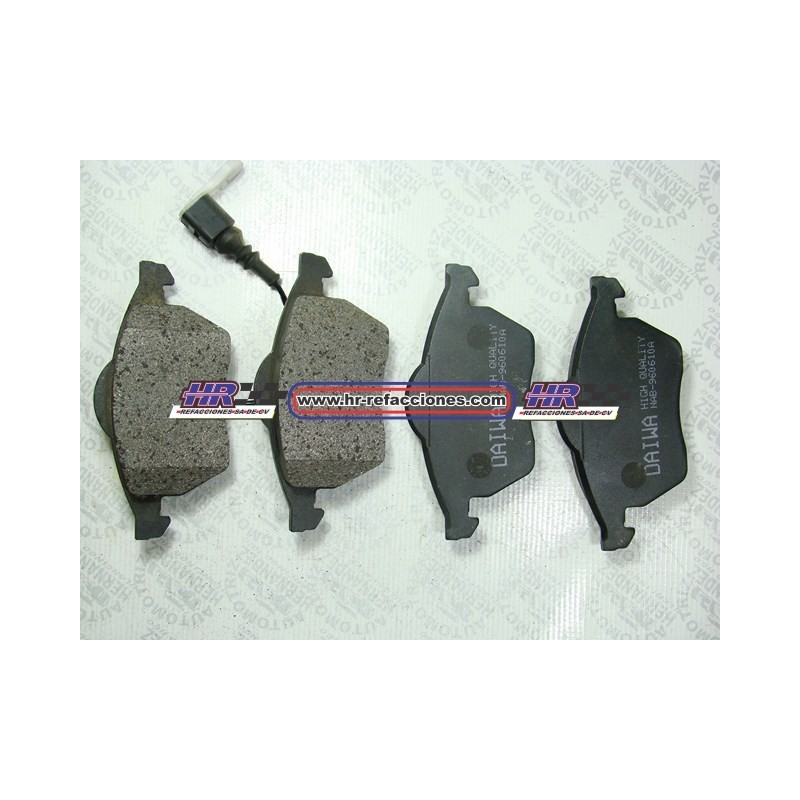 BALATAS  VW GOLF JETTA 03-05 DEL 7710-687	  VW Bettle 00-07 Golf GTI 00-07 Jetta00-05 Audi TT 02-07