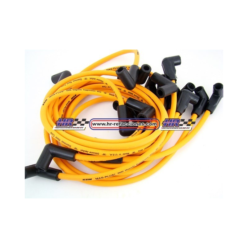 KEM  CABLE BUJIAS CHEV CB 130 MICRO V8 ENC ELEC C/BOB EX G M  V8 350 ENC ELECTRONICO MICROBUS,