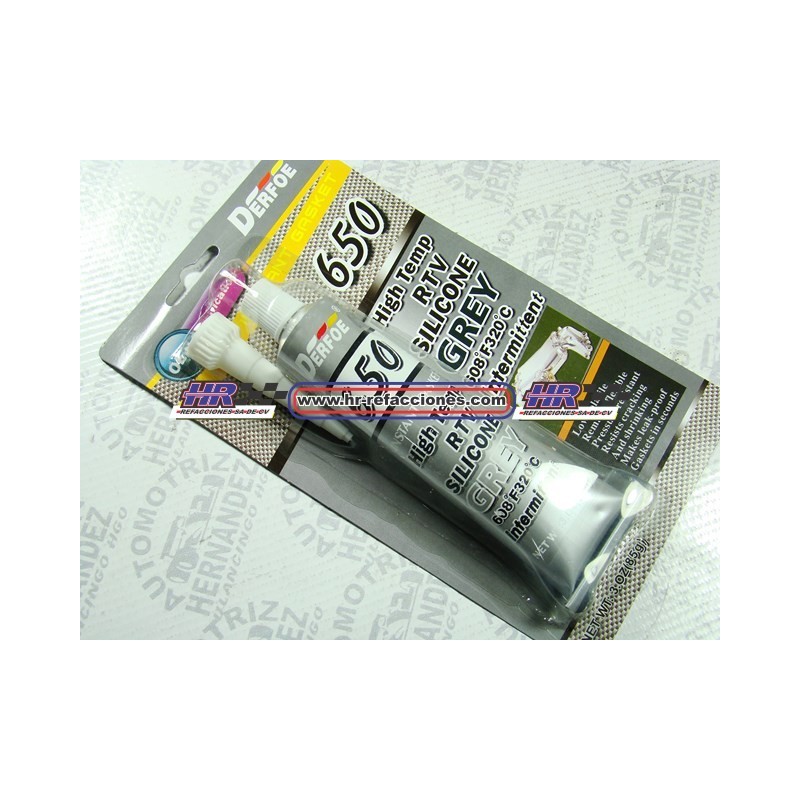 QUIMICOS  SILICON CHICO GRIS C/BLISTER 70 GR