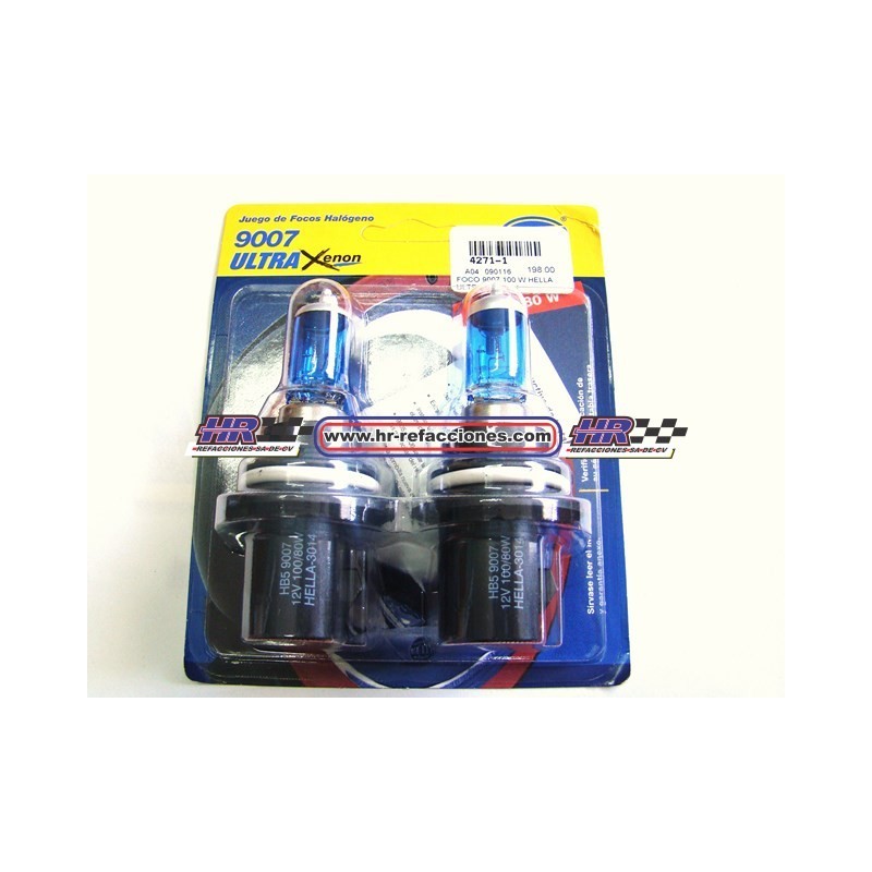 FOCO HALOGENO  9007 100W AZUL HELLA 9007XE-CB