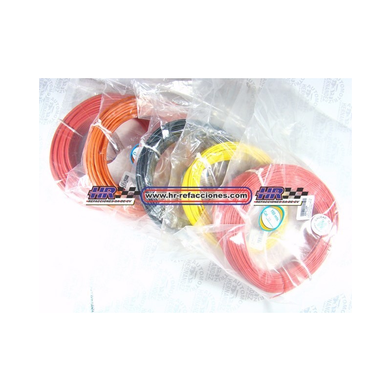 CABLE PLASTICO  PLASTICO S/M 14 COLORES METRO LINEA E