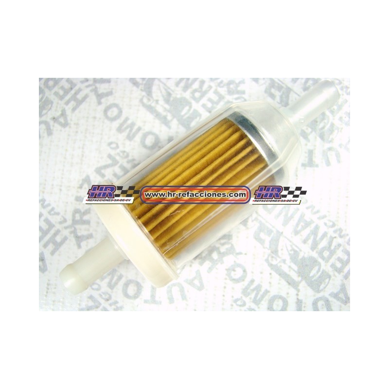 FILTRO GASOLINA  VW GOLF /JETTA 1 6 1 8L A-2  PLASTICO   104MM	 191 201 511 A