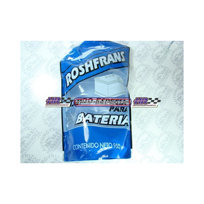 QUIMICOS  AGUA PARA BATERIA ROSHFRANS 1 LT