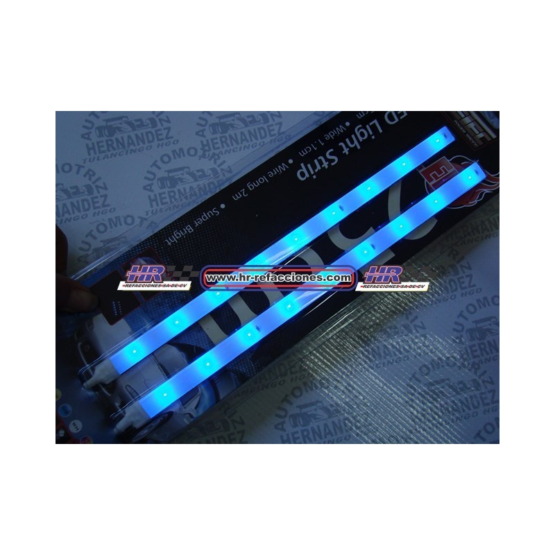 ACC LUZ LED  LUZ LED  25 CM TIRA DE LUZ AZUL PIEZA