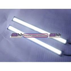 ACC LUZ LED  LUZ LED  46 CM TIRA DE LUZ BLANCO/AMBAR 2 PZAS CON FUNCIONES PARA DIRECIONAL SECUENCIAL RO