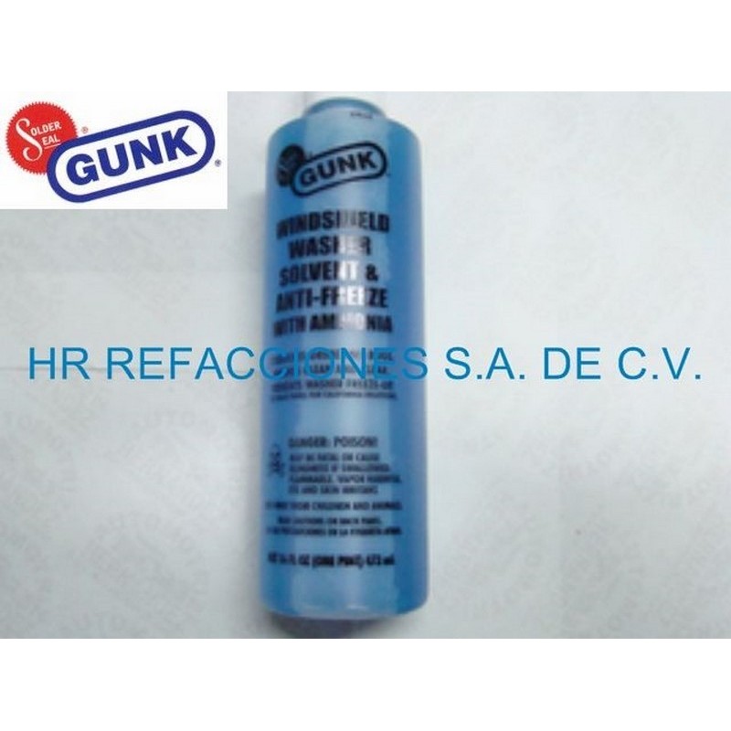 QUIMICOS  LIQUIDO LIMPIADOR DE PARABRISAS GRANDE 473 ML M516 CONCENTRADO