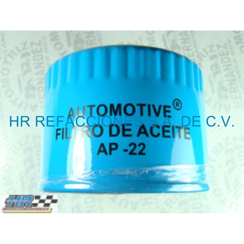 FILTRO ACEITE  RENAULT GP-22 RENAULT ENCORE ALLIANCE 4L 1 7LT 85-86  R-18 80-86  ALLIANCE 4CIL 1 4LT 85-8