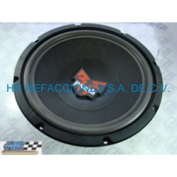 ACC BOCINA AUDIO  WOOFER STEELPRO 8  Open Show 4+4 ohms 500 watts RMS  Bobina de 2 5   Magneto de 100oz  Bob