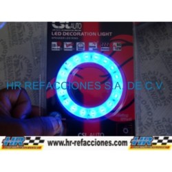 ACC LUZ LED  LUZ LED ARILLO  CHICO AZUL PIEZA 6 CM