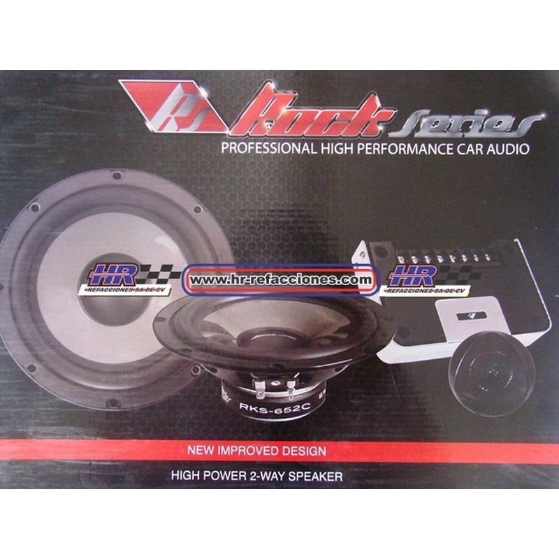 ACC BOCINA AUDIO  6 1/2 SET DE MEDIOS SPL CON CROS OVER