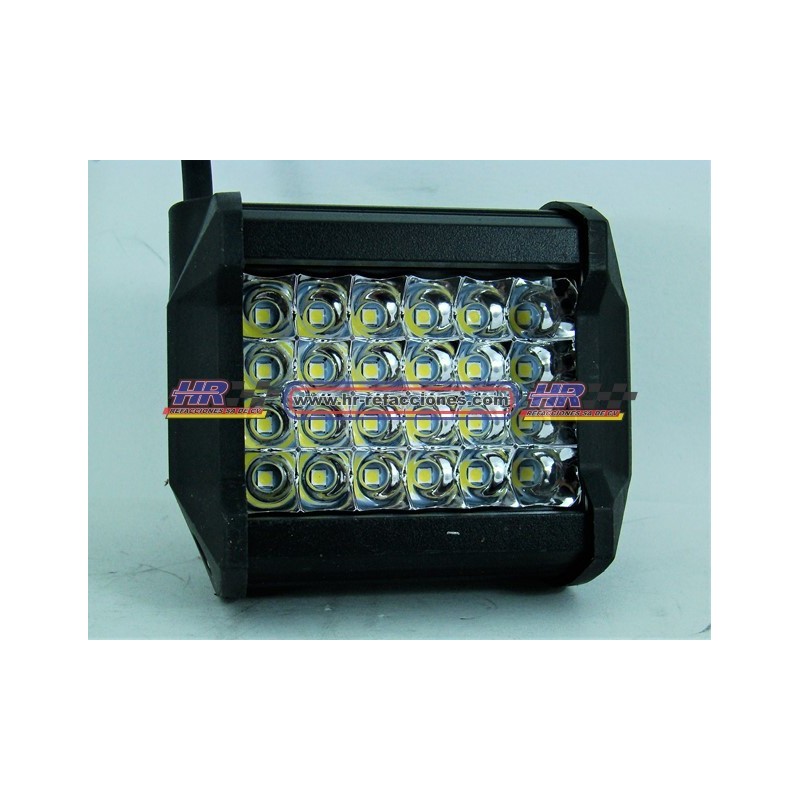 ACC FARO  FARO LEDS RECTANGULAR HIPERLED 24 LED ALTA BAJA Y ESTROBO ((  JUEGO )) 12/24V