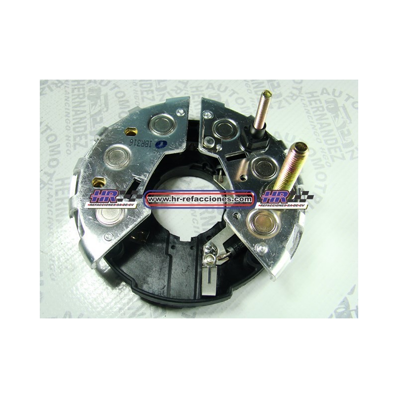 PORTADIODO  VW JETTA GOLF CARIBE 040 267 JETTA ALT  BOSCH 45-65A AUDI 114MM 6DIODOS-40A  IBR-316