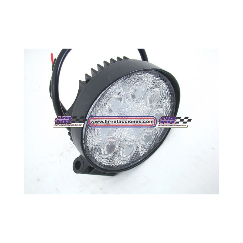 ACC FARO  FARO LEDS REDONDO HIPERLED  9 LED (( JUEGO ))  27W SIN ESTROBO