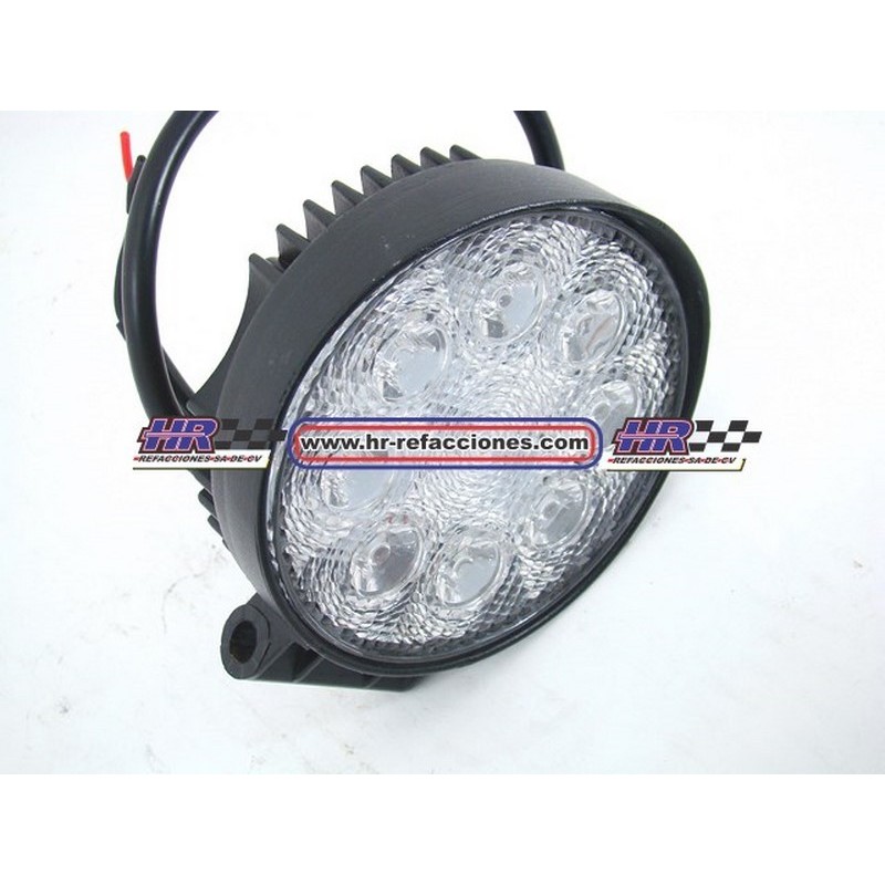 ACC FARO  FARO LEDS REDONDO HIPERLED  9 LED (( JUEGO ))  27W SIN ESTROBO