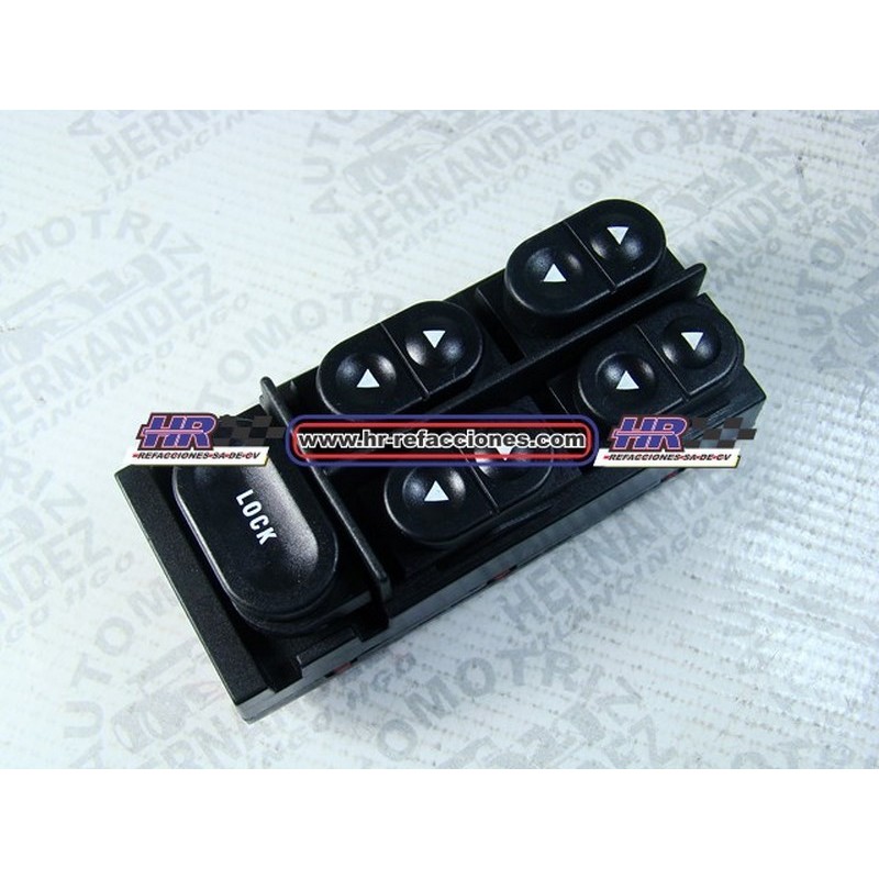 SWITCH  ELEVADOR FORD MUSTANG TOPAZ TAURUS 40A007  35F07 LADO CHOFER 5 BOTONES  03517 DS2353 SW-66