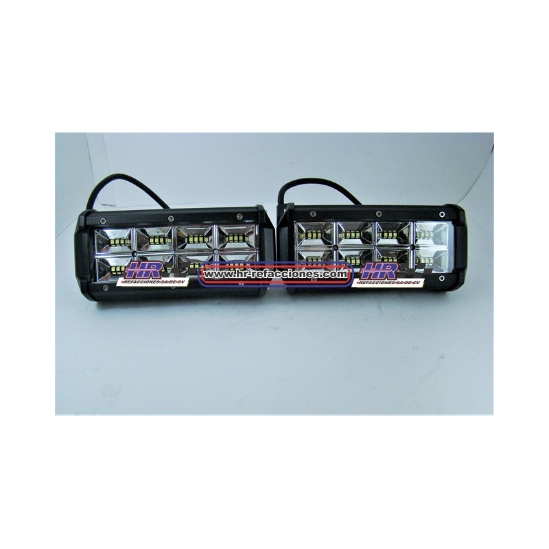 ACC FARO  FARO LEDS RECTANGULAR 24 LEDS FIJO Y ESTROBO (( JUEGO ))